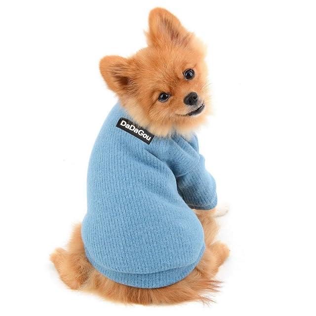Foto 4 de 8 de PAIDEFUL Suéter para mascotas para perros pequeños y chicos con cremallera