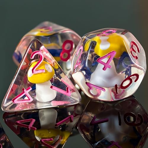 Miniatura 137 de UDIXI - Juego de dados poliédricos DND; juego de dados para Dungeons & Dragons, dados de calavera para DND, RPG, MTG y otros juegos de mesa