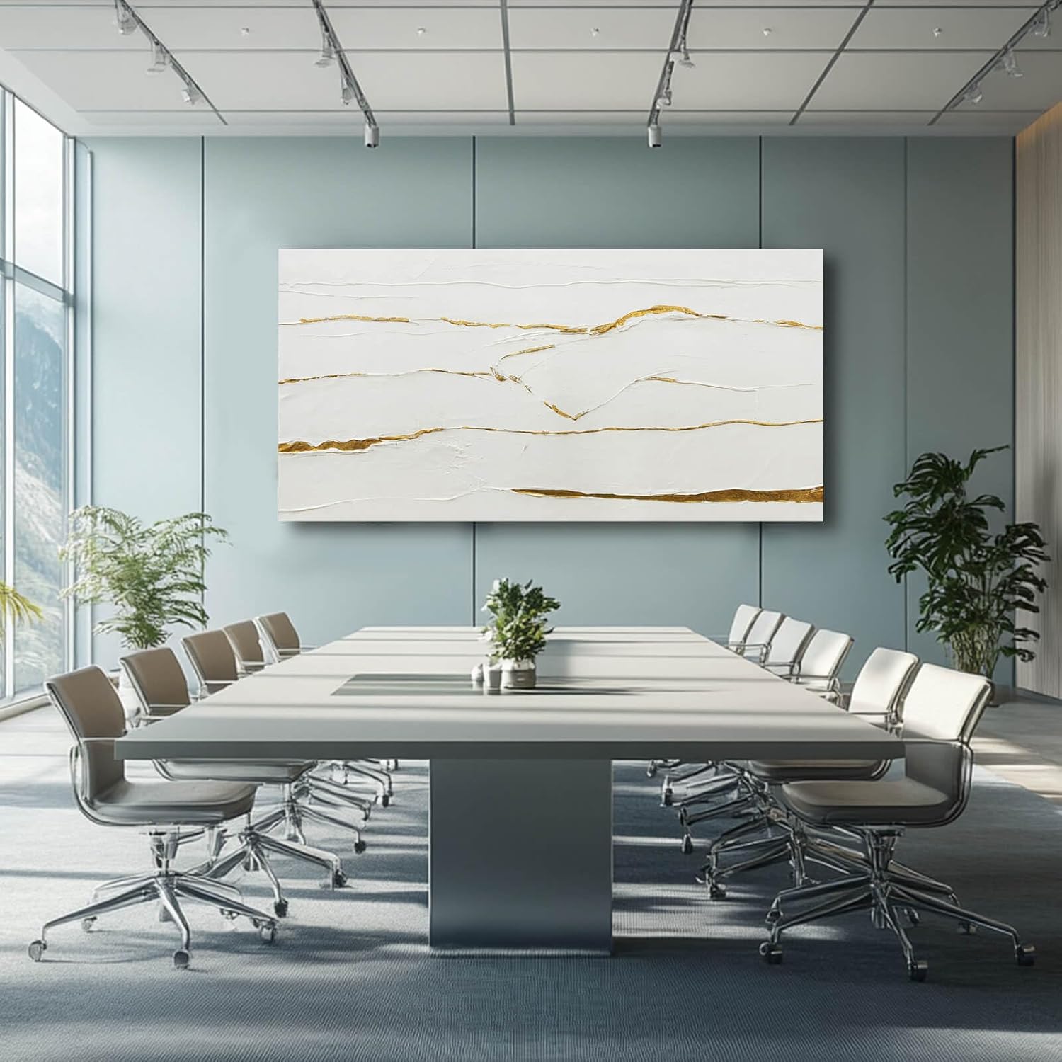 Home Decor White Abstract Wall Decor Large Framed Canvas Wall Art for Living Room Gold Painting White Wave Contemporary Art for Bedroom 29x58 Inch Home Decor White Abstract Wall Decor Large Framed Canvas Wall Art for Living Room Gold Painting White Wave Contemporary Art for Bedroom 29x58 Inch