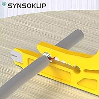 Vista 6 de Mini pelacables de red, cortador perforador para cables CAT‑5, CAT‑5e y CAT‑6 RJ45, cable de teléfono y cable UTP de computadora, hoja de acero