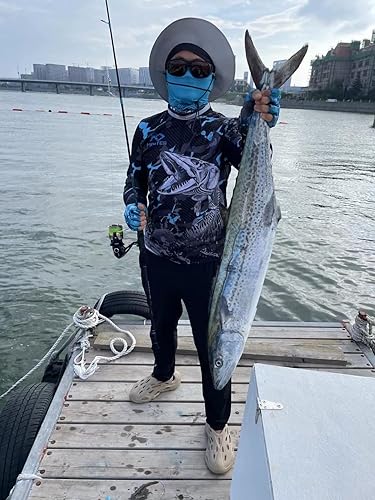 Miniatura 7 de Master Logic - Cañas giratorias sensibles y caña de pescar de fundición, caña de pescar mediana mejorada, 2 piezas, duradera y sensible