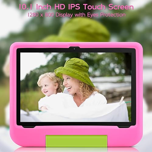 Miniatura 3 de Tableta para niños, tableta Android 14 de 10.1 pulgadas para niños, Octa-Core, 8 (4+4) GB de RAM 64 GB ROM expandible, IPS HD 1280 x 800, WiFi 6,