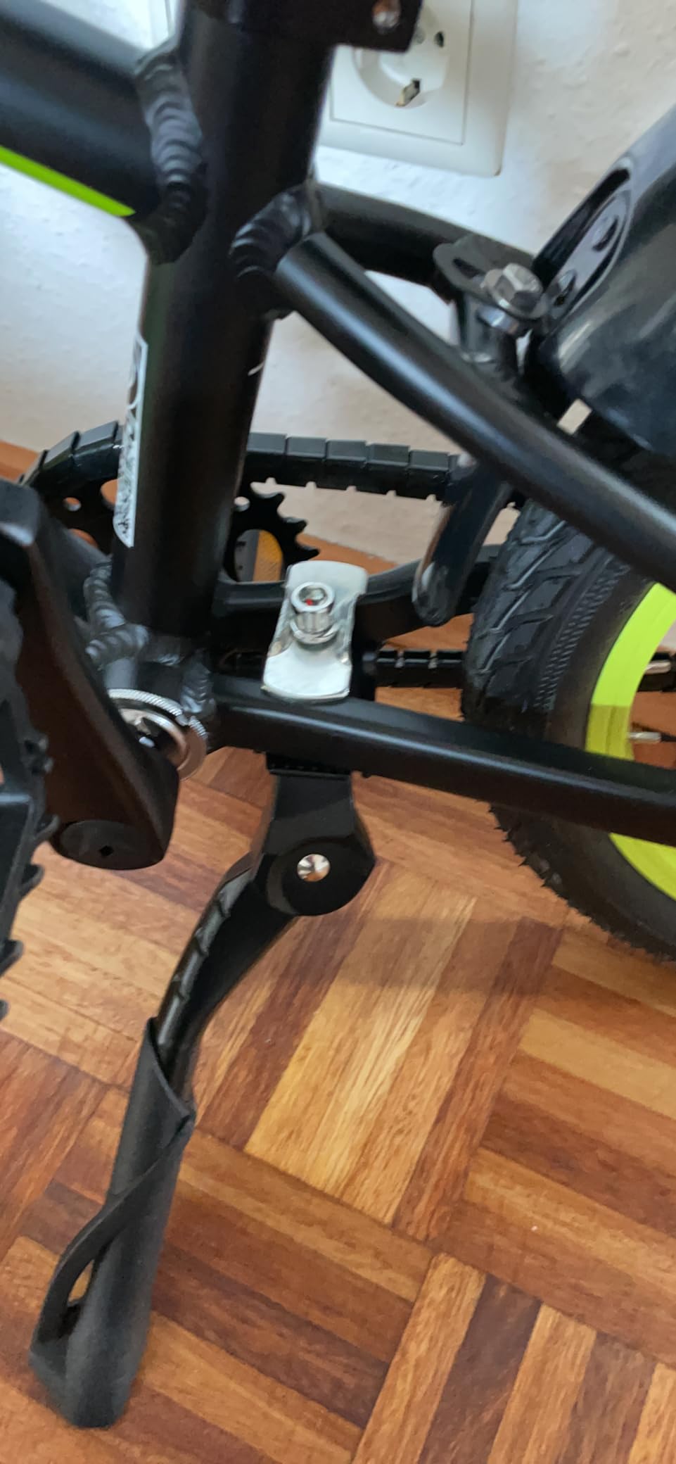 Fahrradständer Kinder 12-20 Zoll - Verstellbarer Bike-Stand Mit Reflektor-Aufklebern