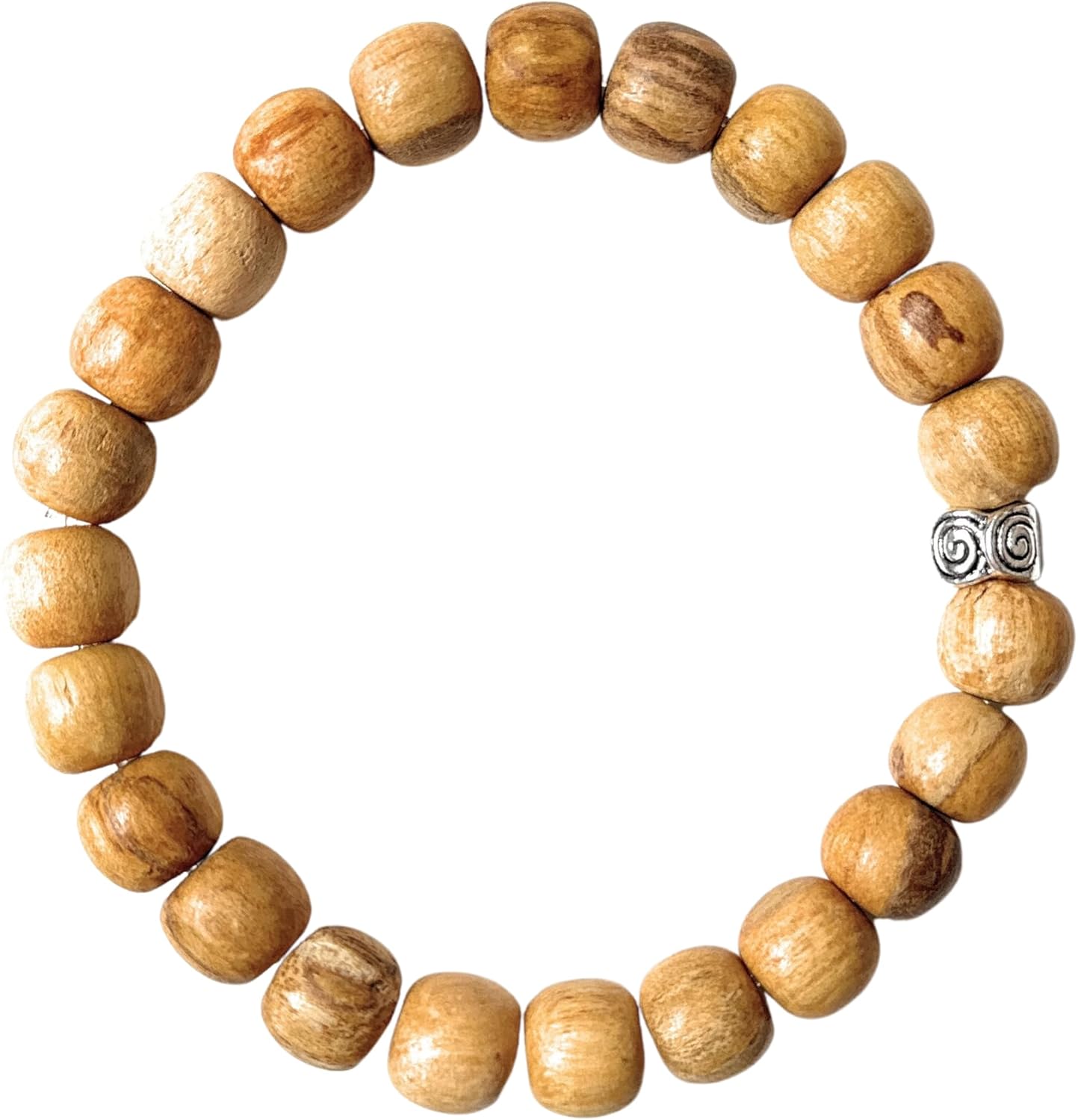 Handmade Palo Santo Bracelet Spiritual Negative Energy Protection Beaded Stretch Made in USA Unique Reiki Healing Gifts for Men
