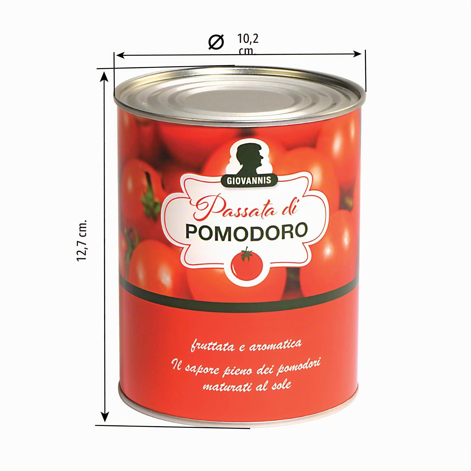 Leuchtturm 368594 Coffre-Fort en boîte de Conserve Pomodoro - Coffre-Fort camouflé pour Objets de Valeur, Argent Liquide, Bijoux, avec Fermeture à vis