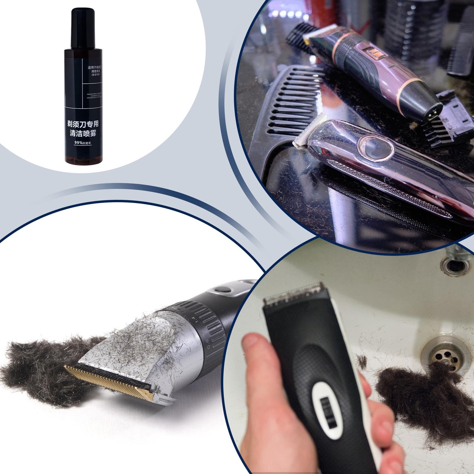 Nettoyant Rasoir Electrique - Nettoyant,Solution 200ml pour Entretien Hygiène Homme Coiffure Salon à Domicile - Hygiene Et Entretien Pour