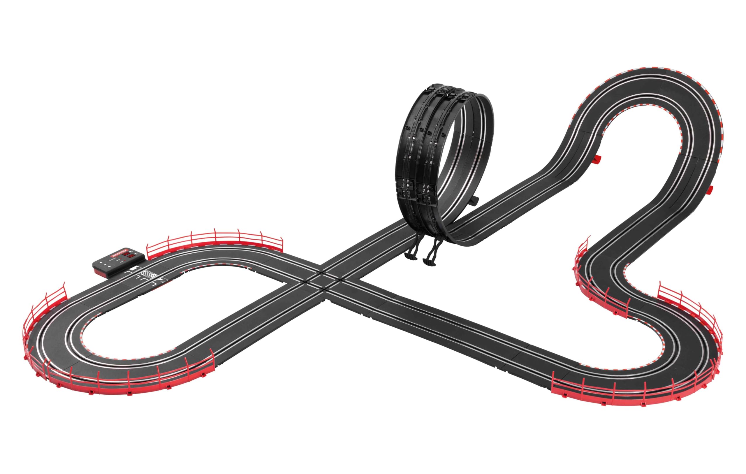 Carrera GO!!! 20062632 Championship Rivals F1 scala 1:43, 6,3 metri, con Red Bull Racing RB21 M Verstappen No1 2025 e Mercedes AMG F1 K. Antonelli, adatto a partire dai 6 anni