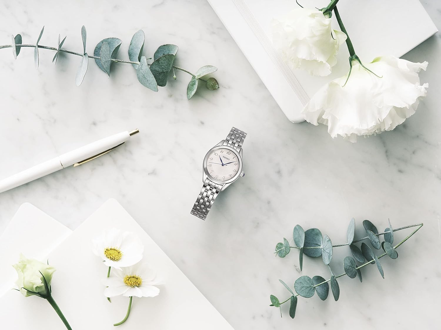 Seiko - Orologio da donna al quarzo, in acciaio INOX, con cinturino Seiko - Orologio da donna al quarzo, in acciaio INOX, con cinturino