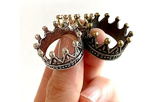 Dollhouse Mini Crown for Queen Doll with Crown