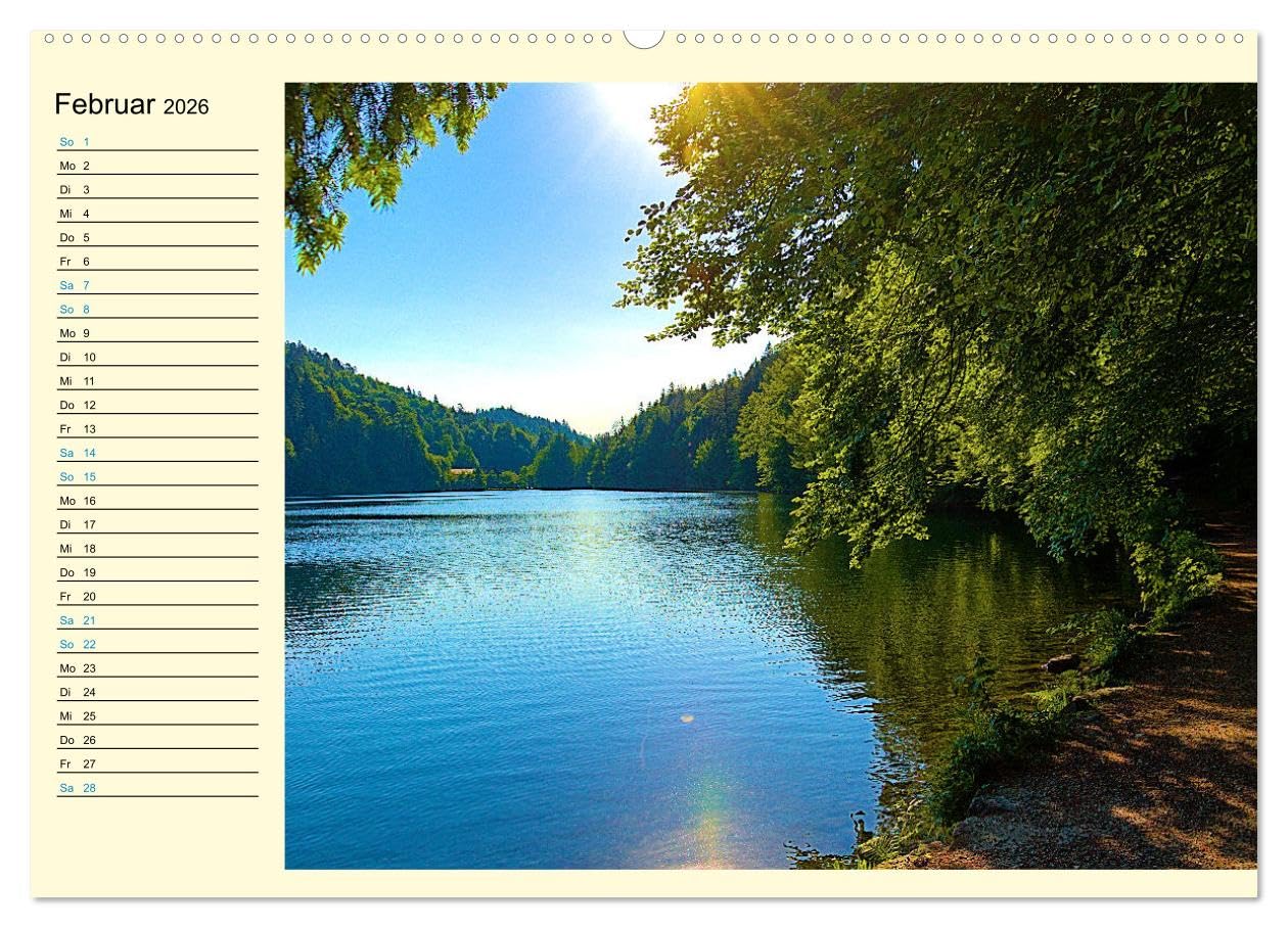 Bayern - Idylle zwischen Allgäu und Bayerischen Alpen (hochwertiger Premium Wandkalender 2026 DIN A2 quer), Kunstdruck in Hochglanz: Impressionen aus Bayerns Alpenvorland (CALVENDO Natur)