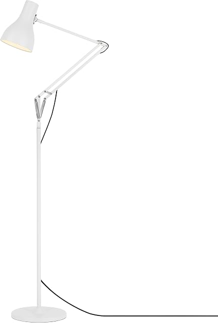 Anglepoise Type 75 Floor Lamp, Aluminium, Alpine White