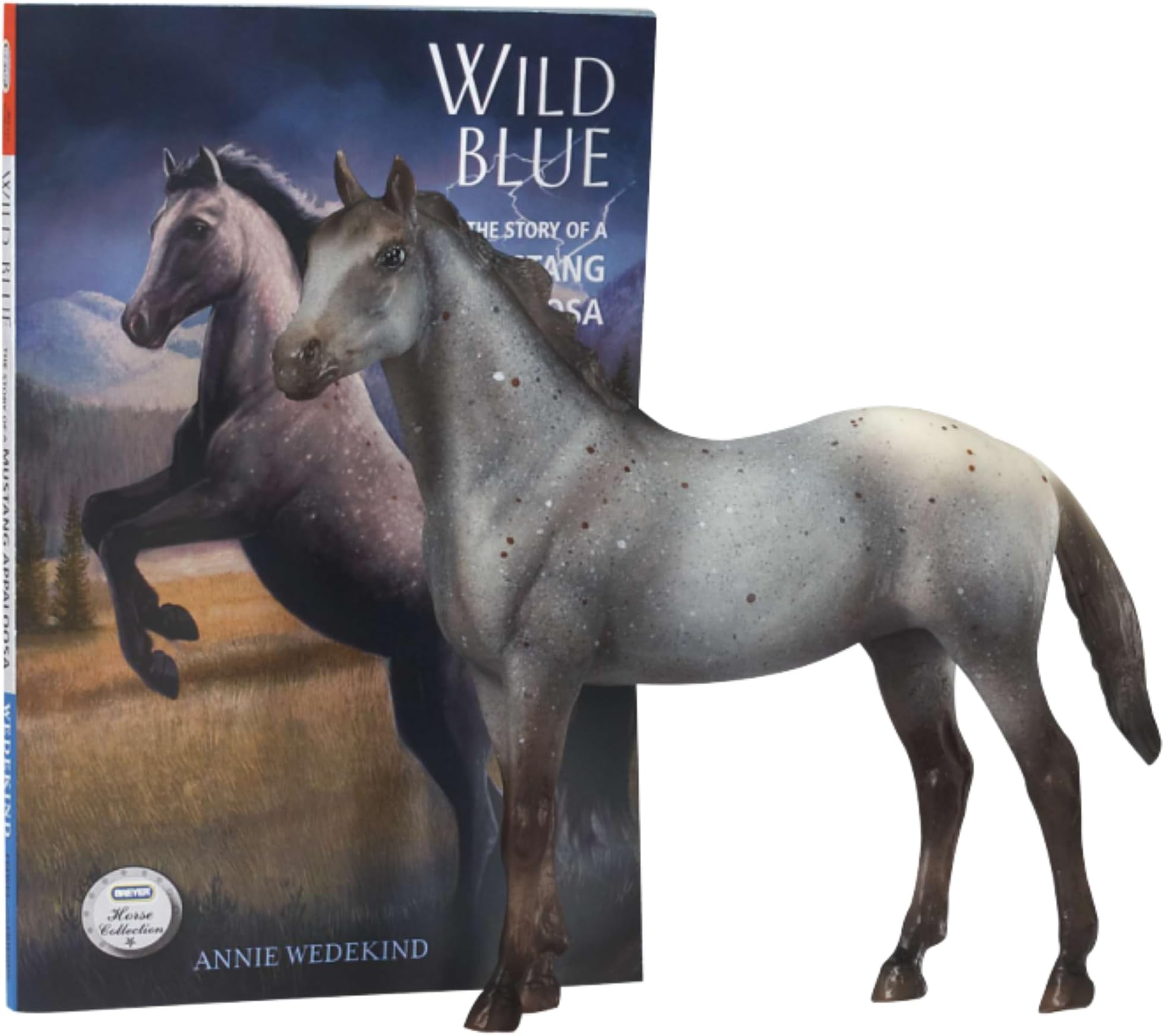 Breyer Classics Wild Blue: Book and Horse Toy Set (1:12 Scale)