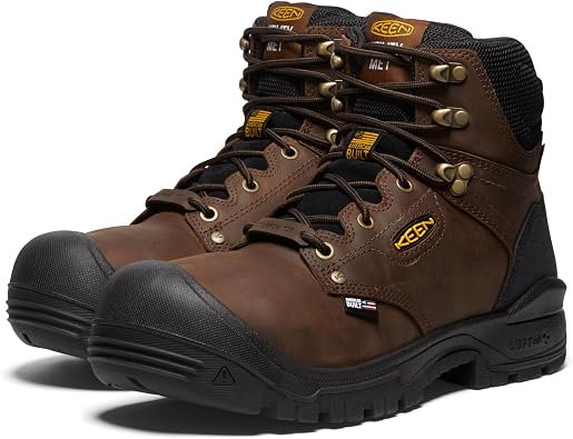 KEEN Utility Men's Independence 6 Composite Toe Interior Metatarsal Guard Waterproof Work Boots