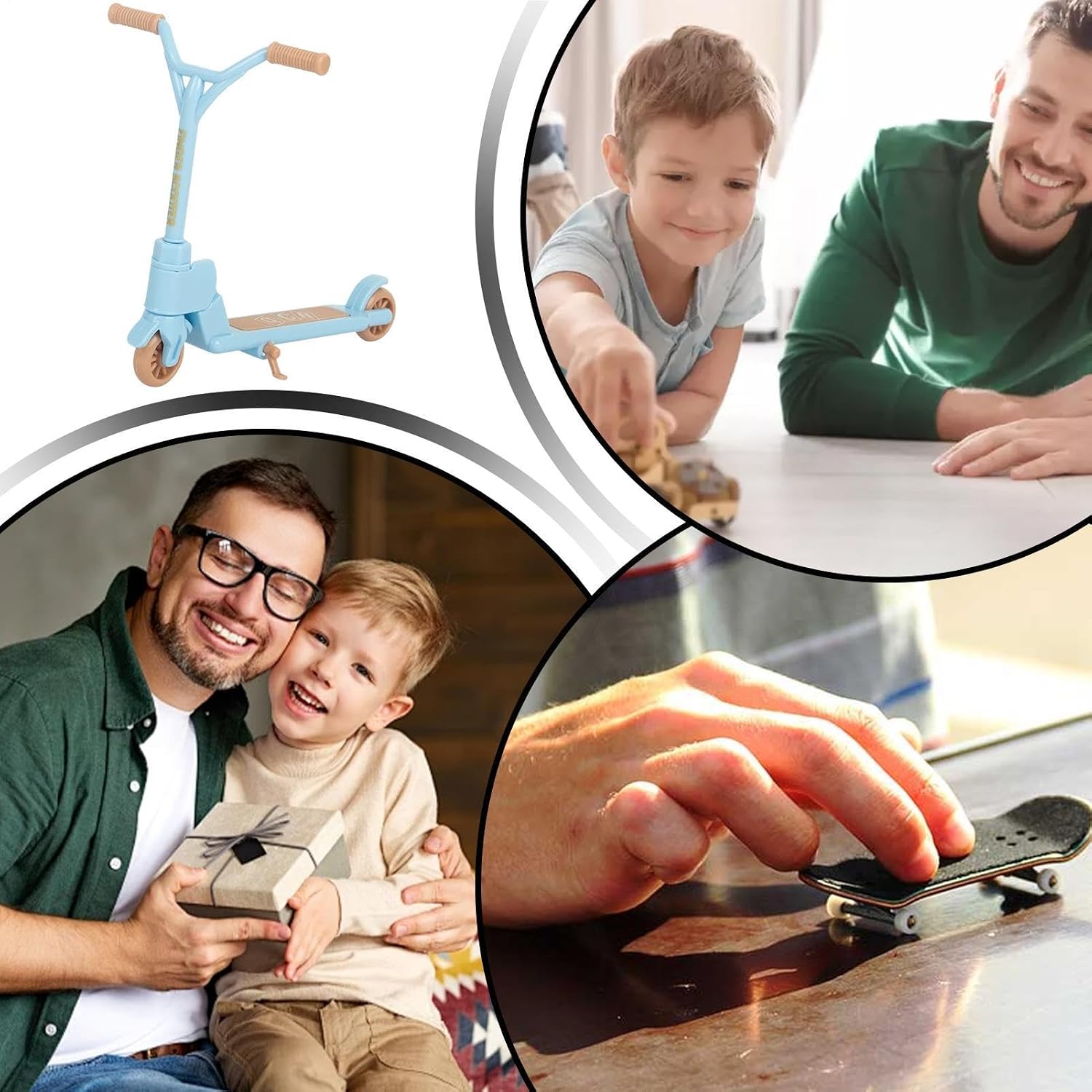 Finger Scooter Two Wheel Foldable Fun Desk Gadget image 4