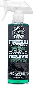Chemical Guys New Car Smell Premium Air Freshener and Odor Eliminator, Long-Lasting Scent, Great for Cars, Trucks, SUVs, RVs & More, 473 ml
