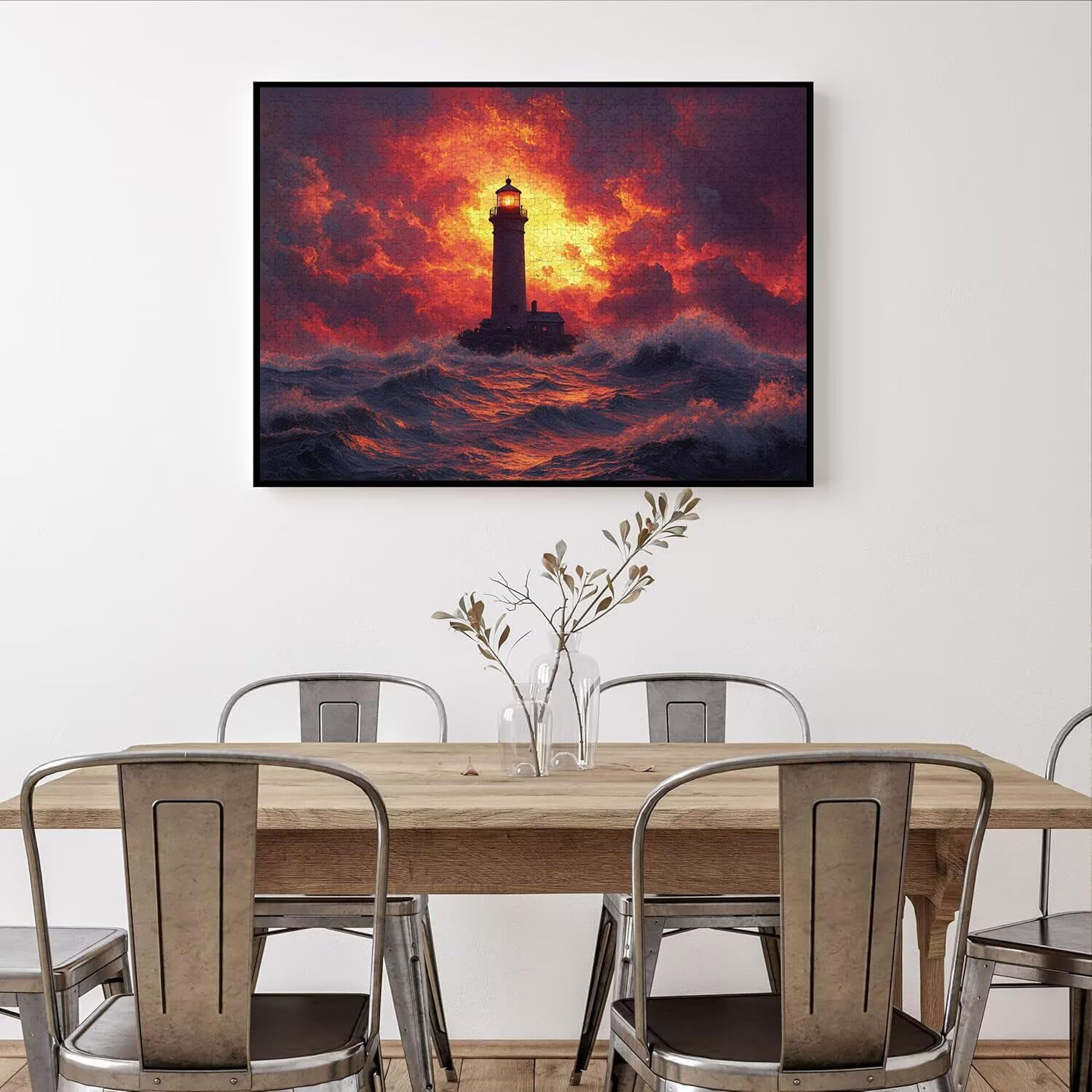 Puzzle 6000 Pezzi Faro Puzzle Classici per Gioco Familiare, n-96 | Impossibile Puzzles, Intrattenimento Creativo, Rilassamento Intelligence, Regalo per Amore e Amico, Decorazioni Casa, ondate