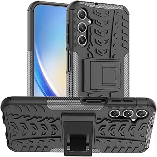 Samsung Galaxy A24 Shockproof Back Case Cover - Compatible with Samsung Galaxy A24 (Black)