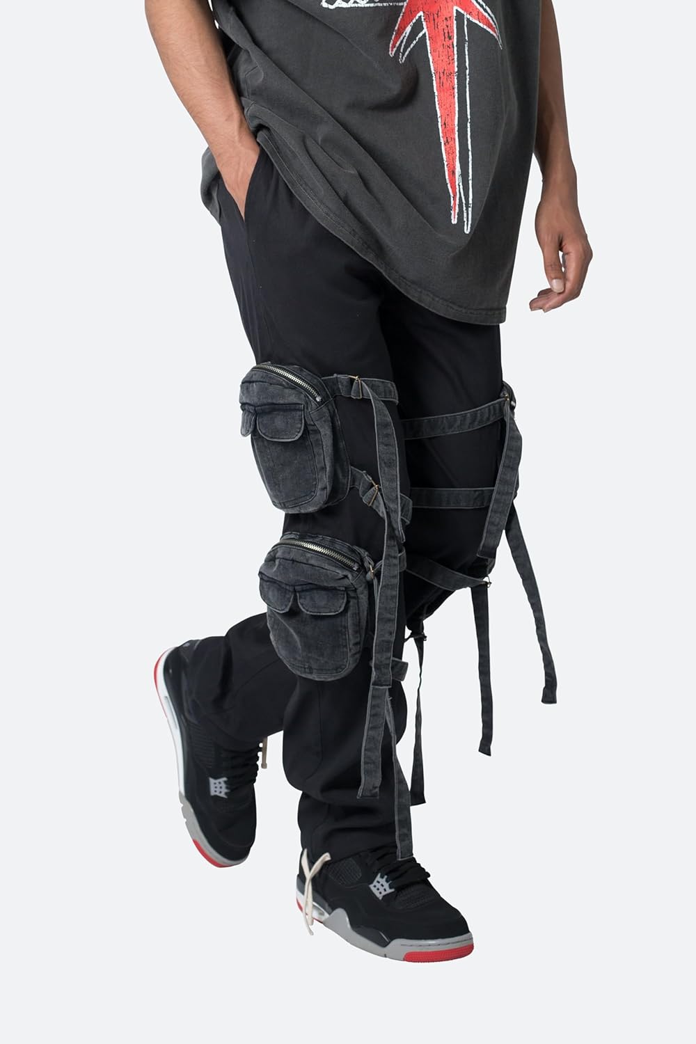 mnml Men's Men's Twill Strapped Cargo Pants
