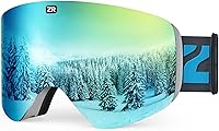 Vista 16 de ZIONOR X11 Ski Goggles Magnetic Cylindrical Snowboard Snow Goggles for Men Women