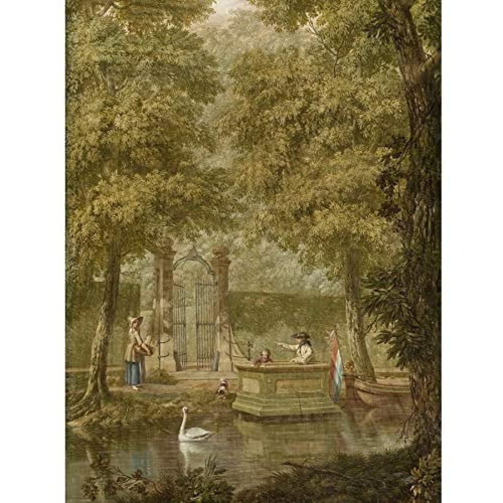 Artery8 Andriessen Dutch Landscape River Boat Painting Unframed Wall Art Print Poster Home Decor Premium