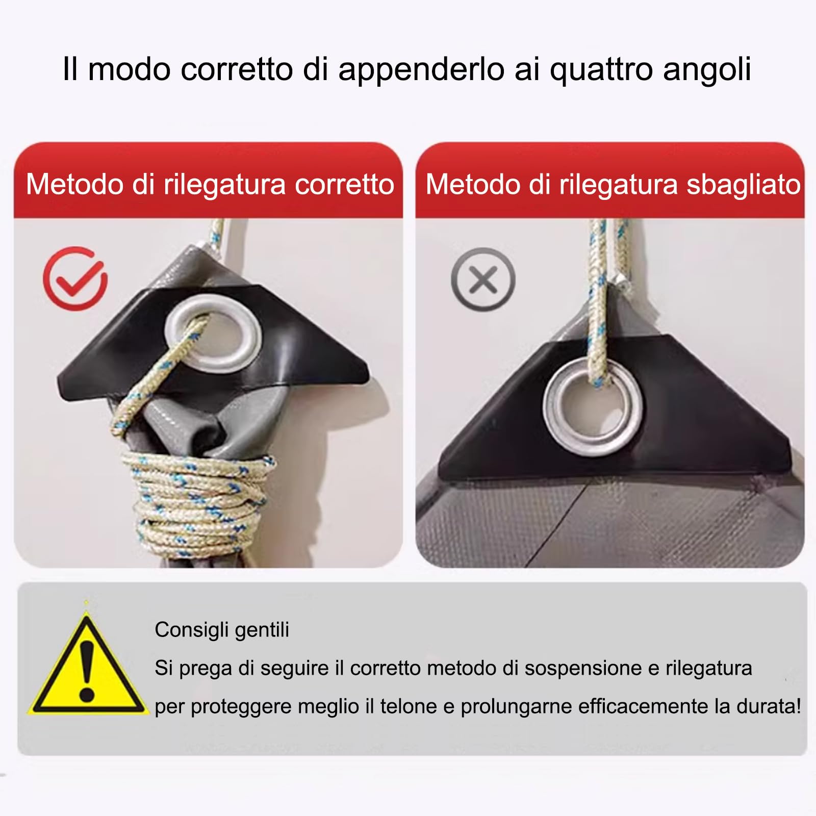 Telo di Protezione Telone Impermeabile Esterno in PVC Trasparente 0,35mm Spessore,Copertura Multifunzione per Mobili da Giardino,Gazebo,Barche,400g/㎡,Compreso Corde (200cm x 250cm)