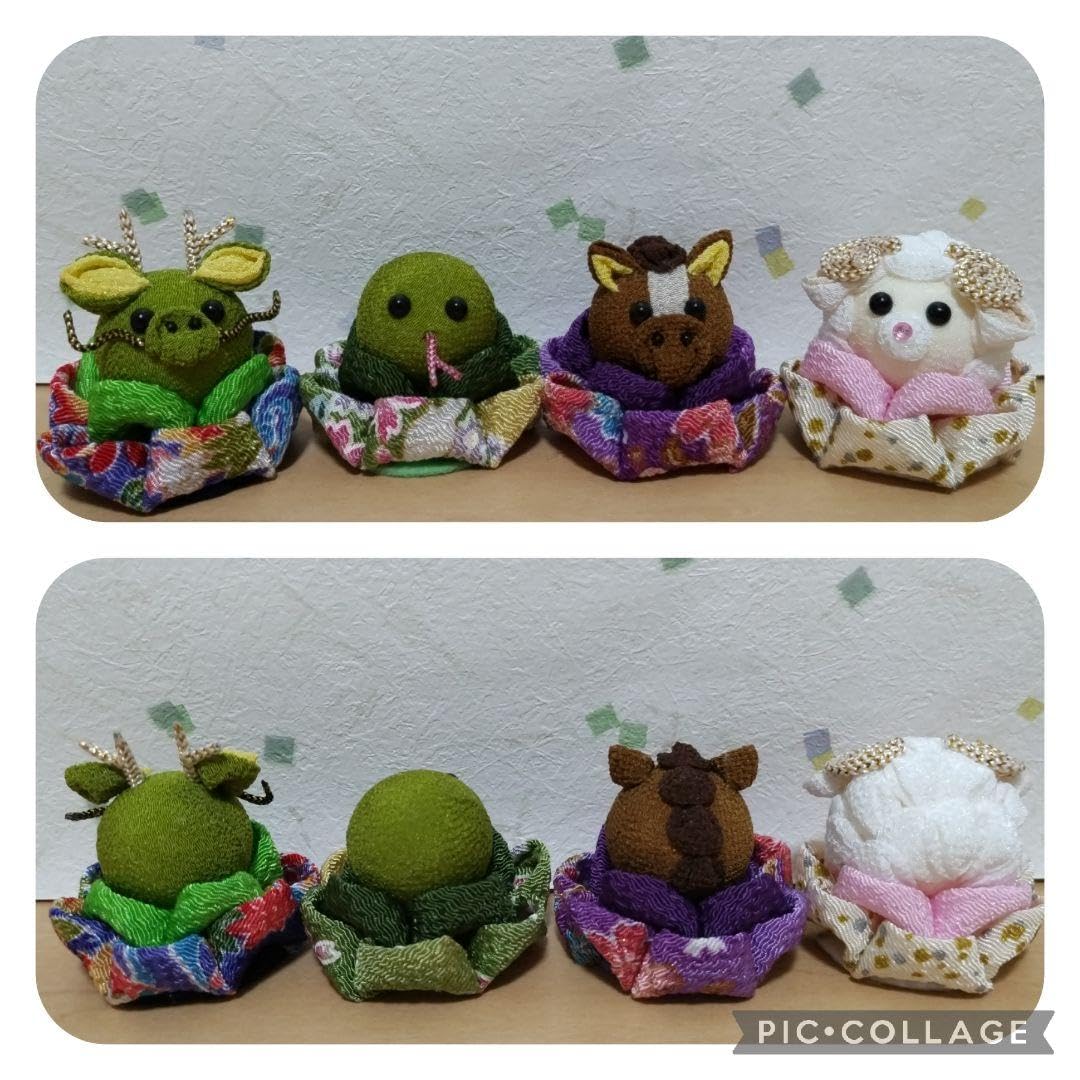 Amazon | つまみ細工＊十二支 セット 干支飾り お正月飾り