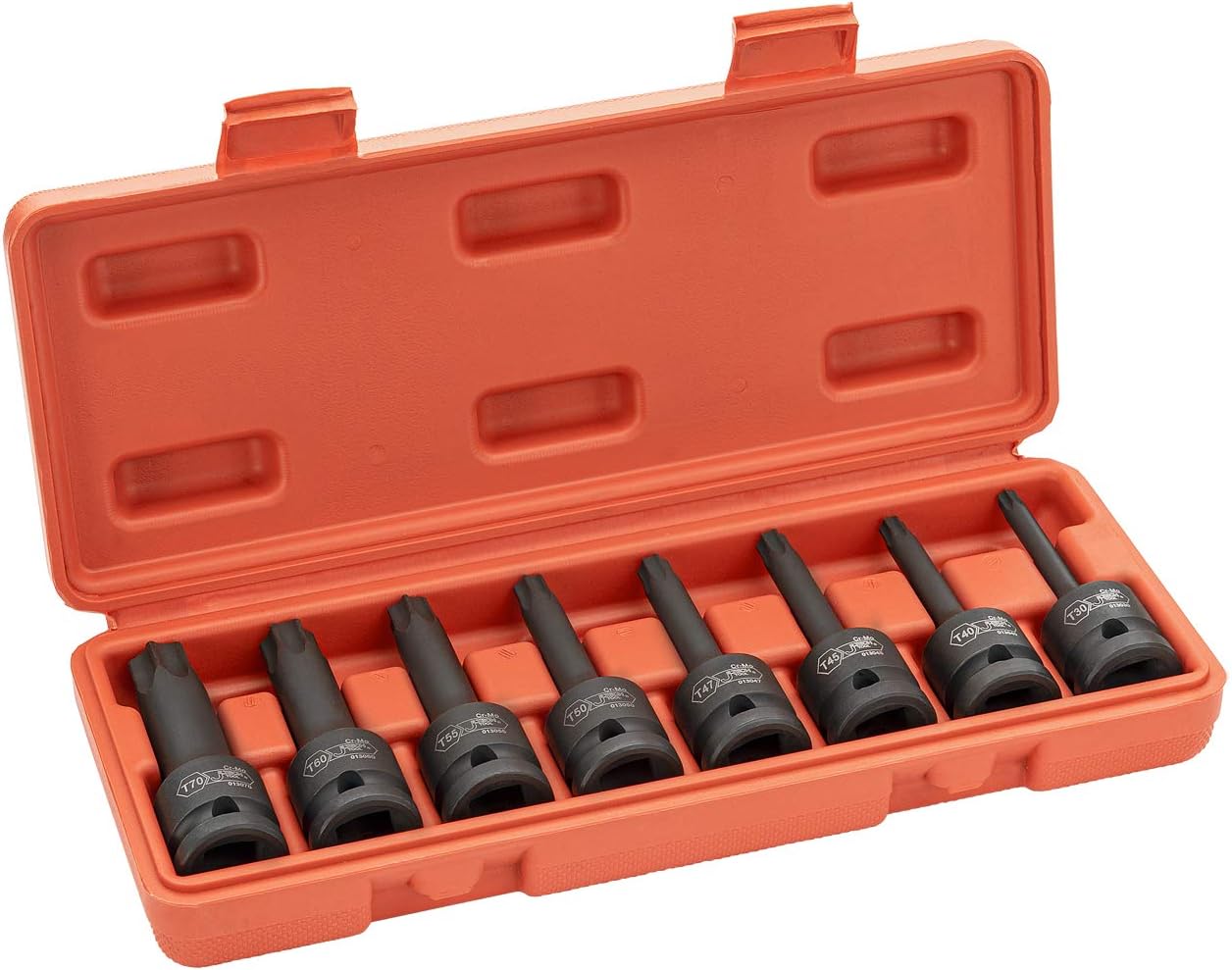 Jetech 8PCS 1/2 Inch Drive Impact Sockets Torx Bit Set