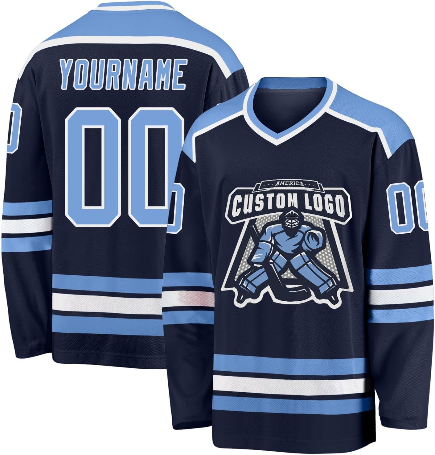Custom Hockey Jersey Printed Stitched Personalized Name Number Logo Sports Hockey Long Sleeve for Men Women Youth