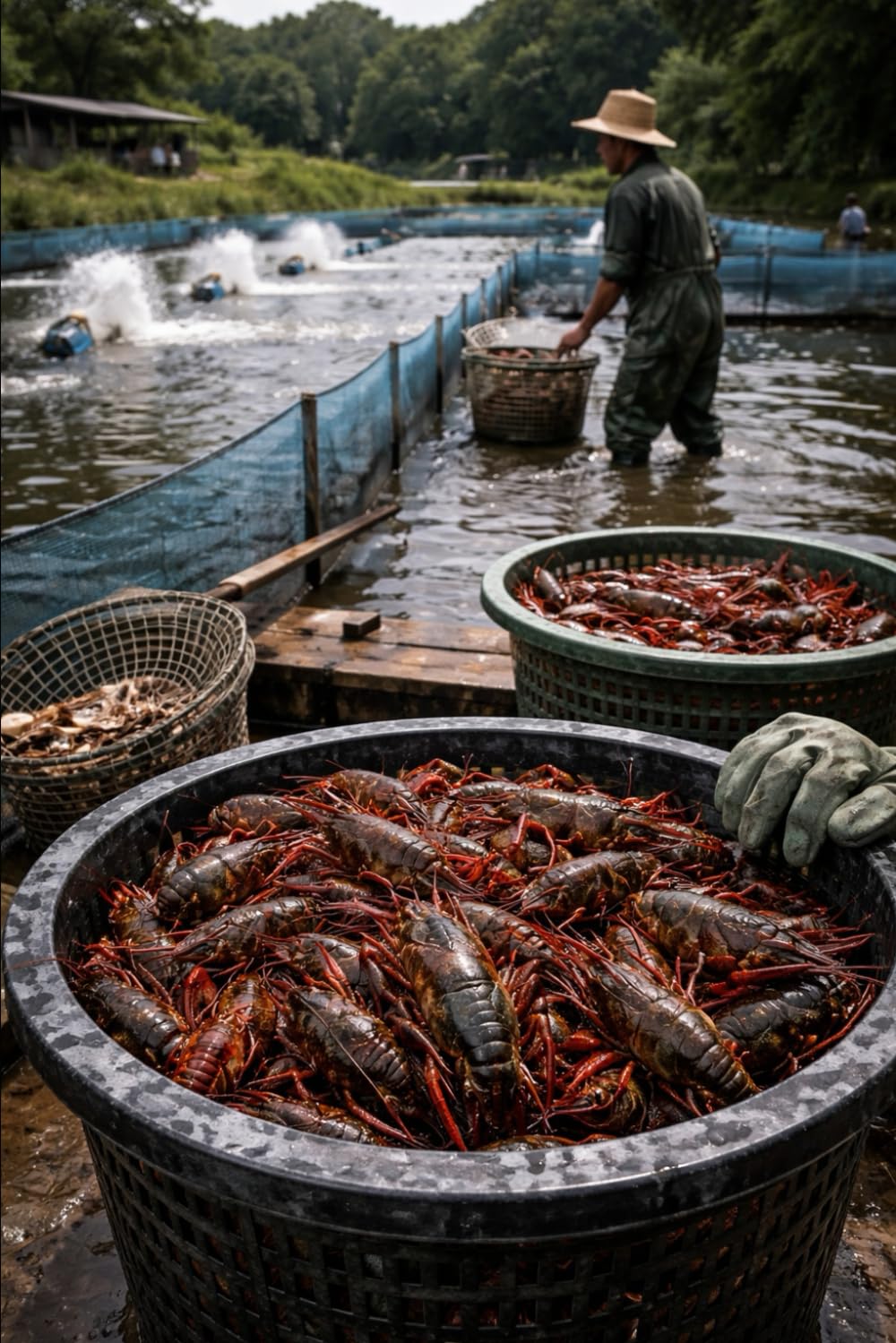 Crayfish Farming in the Tropics (Tropical smallholding farming)