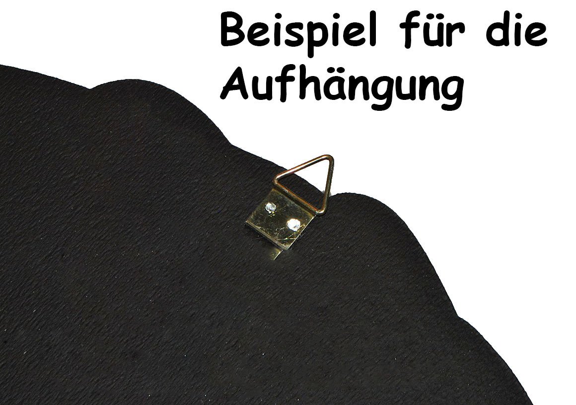 alles-meine.de GmbH 3-D Wandbild/Türschild/Wandtattoo - XL Quack Frosch - Wetterfest - incl. Name - Bild Kinderzimmer Wandsticker Wanddeko Namensschild