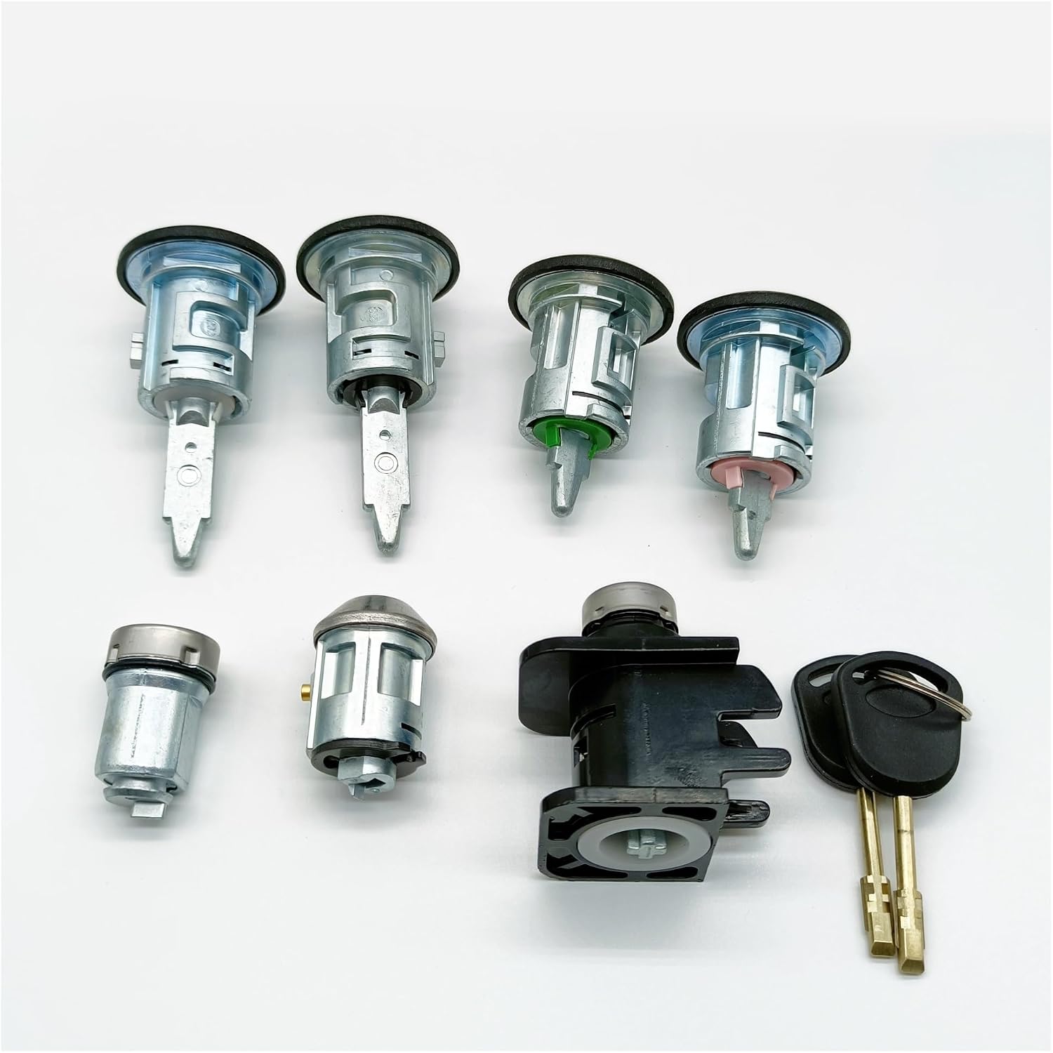 Ignition Switch New 1C1Av22050Ba for Mk6 2000-2006 7 Pcs Car Ignition Switch Door Lock Barrel Set 2 Keys 4359018 1C1A-V22050-Ba