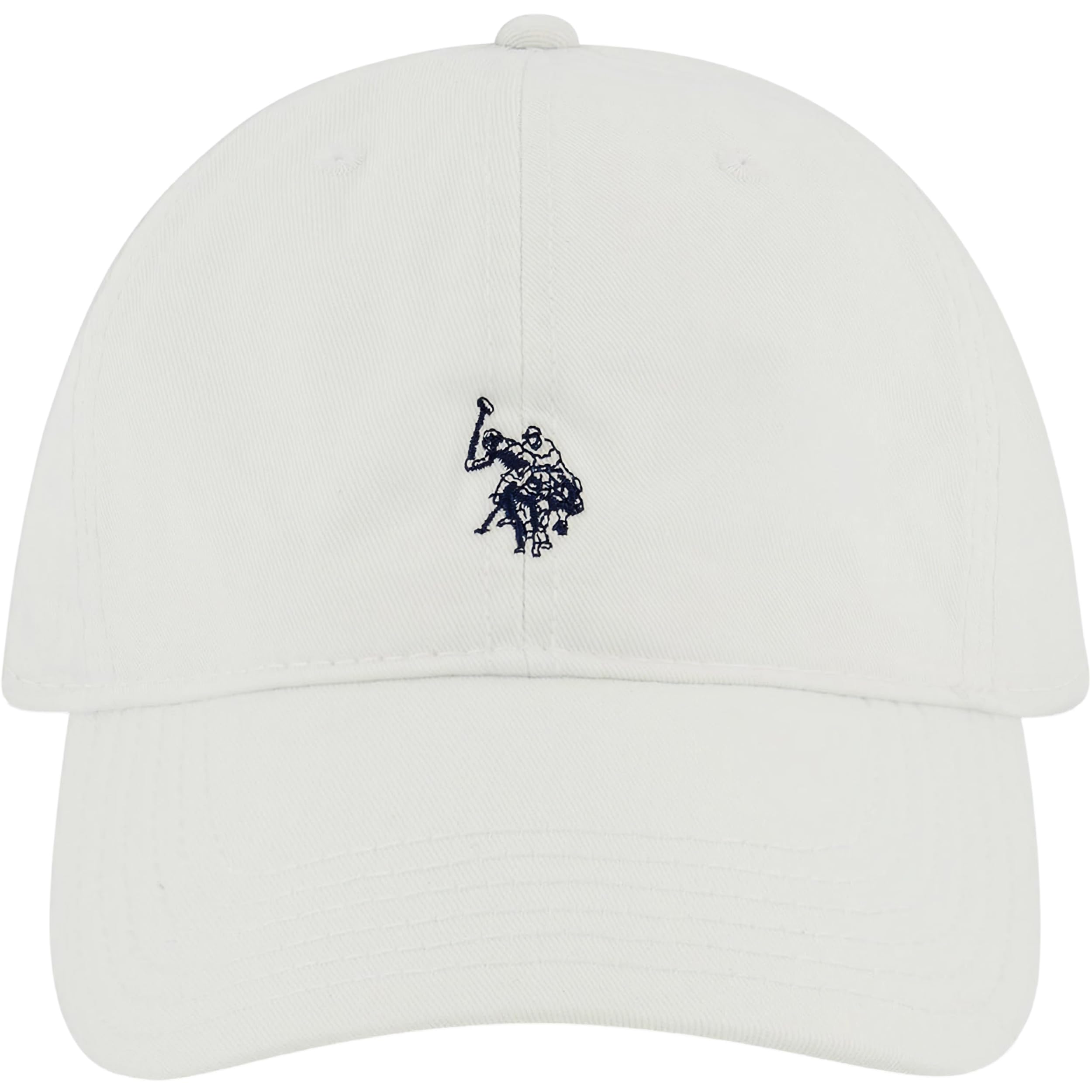 U.S. Polo Assn. Baseball Cap, 100% Cotton Adjustable Dad Hat with Small Pony Logo