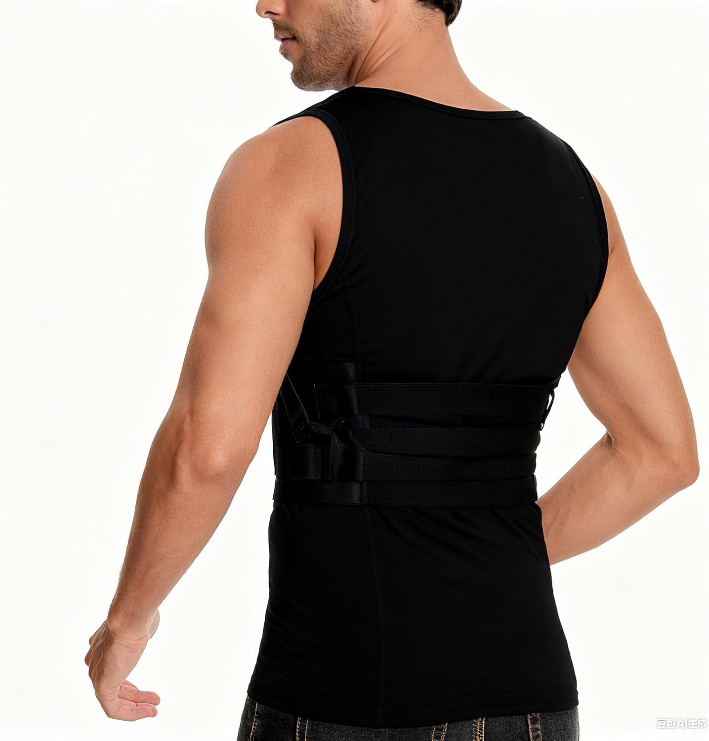 Deep Conceal Carry Shirts Men's - Daily Concealed Carry Compression Vest, Suitable for Small, Compact Handguns - Image 2