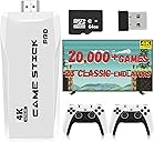 New Retro Game Console, Classic Video Games with 4K HDMI, 20,000+ Games and 23 Emulators, Upgraded Dual 2.4G Wireless Controllers for Game Console