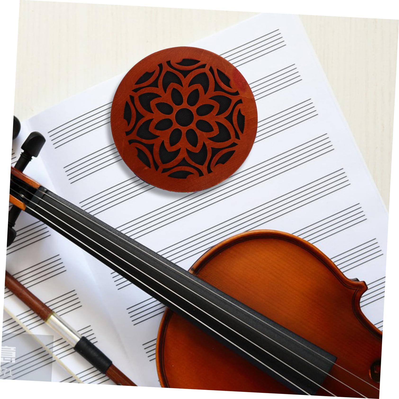 Tambor Oceánico de Mano de Madera 8 Pulgadas para Música Meditativa | Sonido Relajante del Agua, Instrumento de Percusión Étnica Portátil, Estilo Tradicional