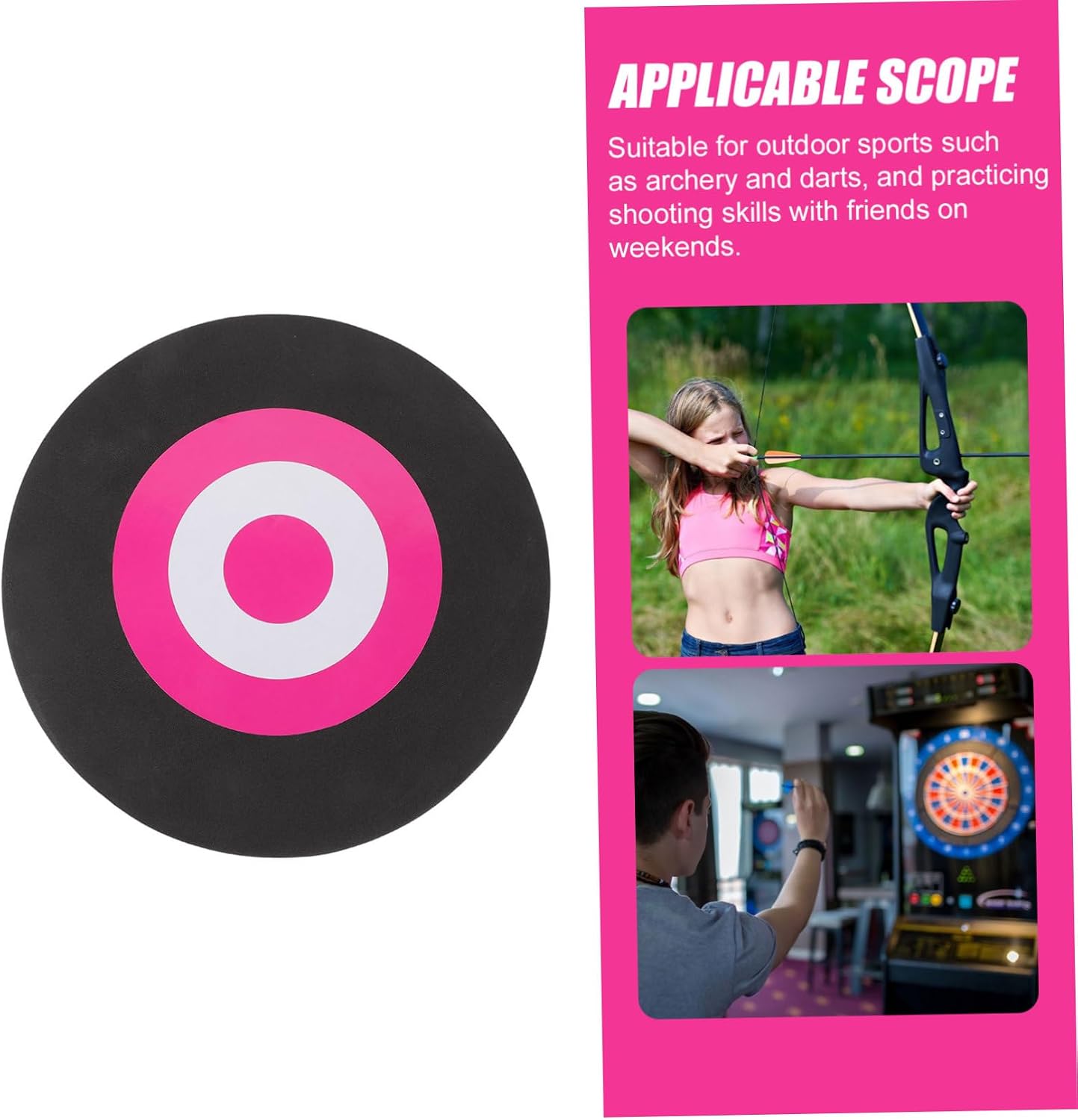 Milisten Block Archery Target Reusable Arrow Eva Material Lightweight Archery Daily Use Wall Protection Outdoor Activities
