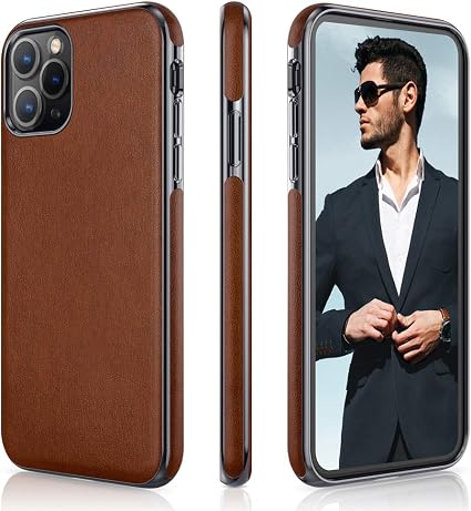 Amazon Lohasic Iphone 11 Pro Max ケース 革 薄型 Iphone 11 Pro Max レザーケース ソフト メッキ加工 シンプル スリム Pu アイフォン 11 Pro Max 耐衝撃 カバー 擦り傷防止 ワイヤレス充電対応 6 5インチ スマホケース 家電 カメラ