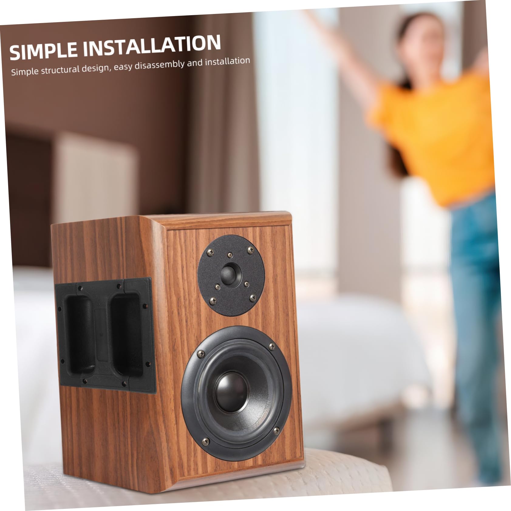 Abaodam 2 Pezzi Maniglia Di Ricambio Per Altoparlante in Plastica Cinghia Resistente Per Amplificatori e Subwoofer Facile Installazione e Design Ergonomico