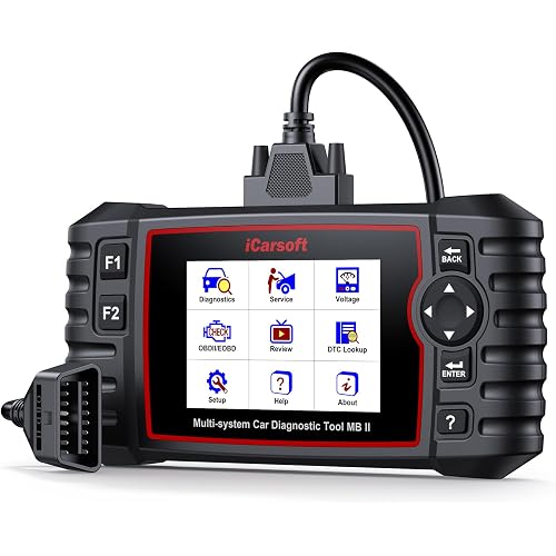 iCarsoft MBII for Mercedes Benz, Reads and Clears Trouble Codes, EPB,SAS, ETC Reset