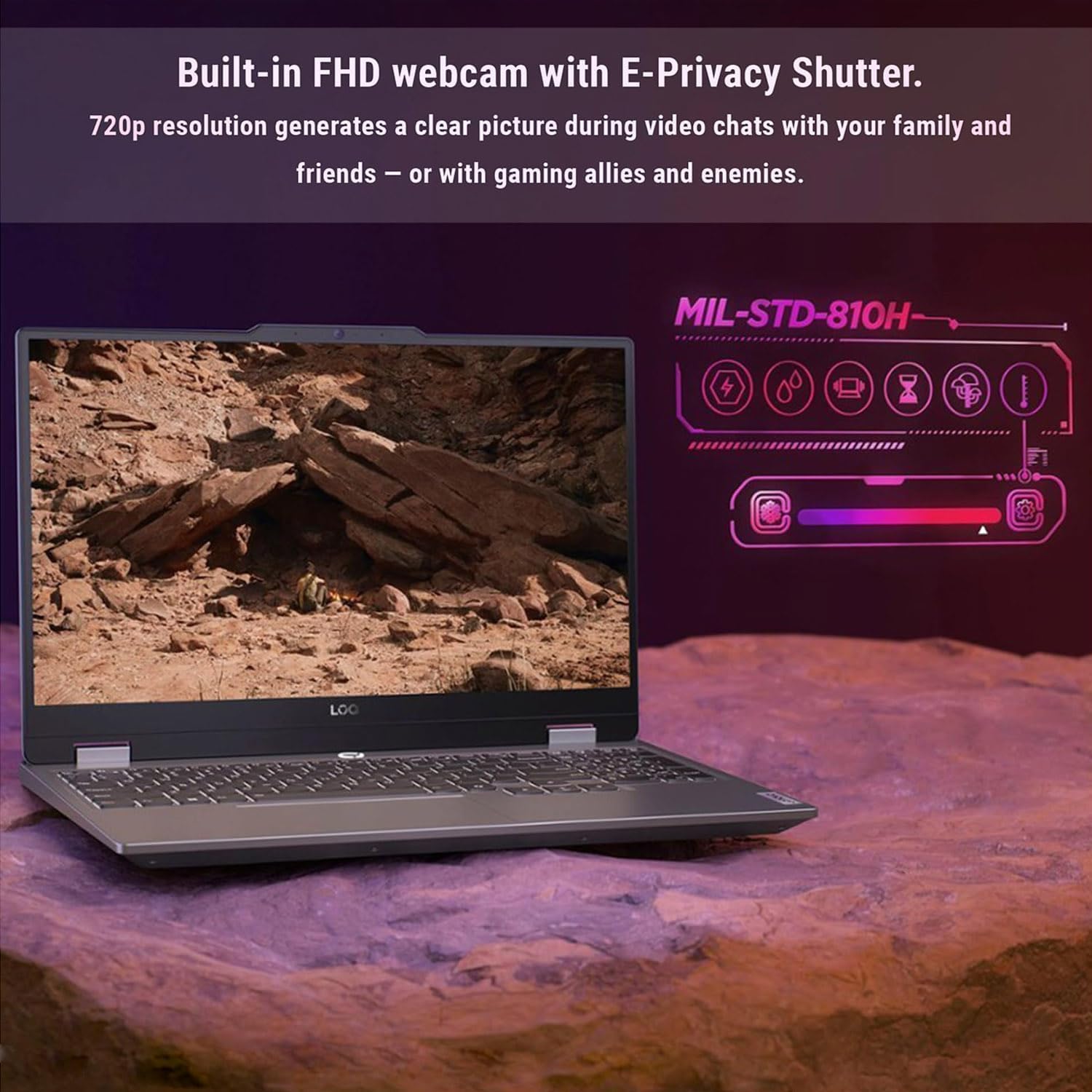 Lenovo LOQ RTX 5060 Gaming Laptop, 15.6" FHD 144Hz, AMD Ryzen 7 250, 64GB DDR5 RAM, 2TB PCIe M.2 SSD, Backlit Keyboard, Bundle with Laptop Cooler BDL, Wi-Fi 6, Windows 11 Home, Grey