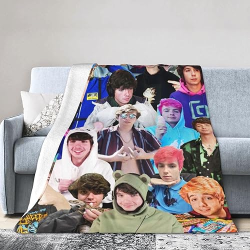 Miniatura 3 de Manta Karl Jacobs suave y cómoda de lana para sofá, oficina, coche, camping, yoga, viajes, decoración del hogar, acogedora manta de playa de felpa,