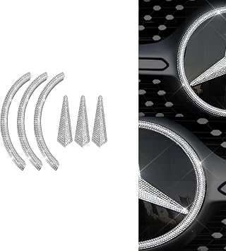 Car Front Emblem Sign Logo Bling Cover Decal for Mercedes Benz