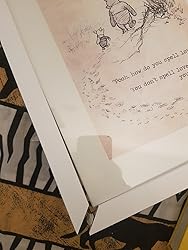 Stampa Winnie The Pooh A4 Con Citazione - Per Cameretta, Regalo Per Neonati E Mamme, Design UK - Foto 5