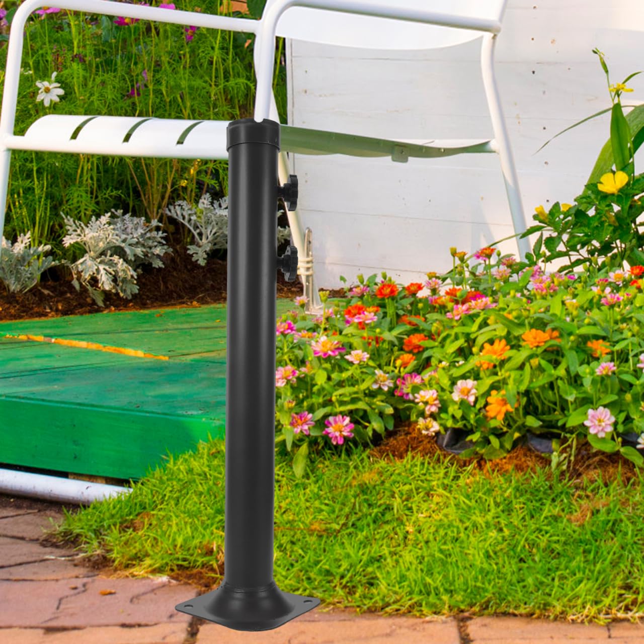 Tube de Remplacement pour Pied de Parasol, Manchon Adaptateur 51cm
