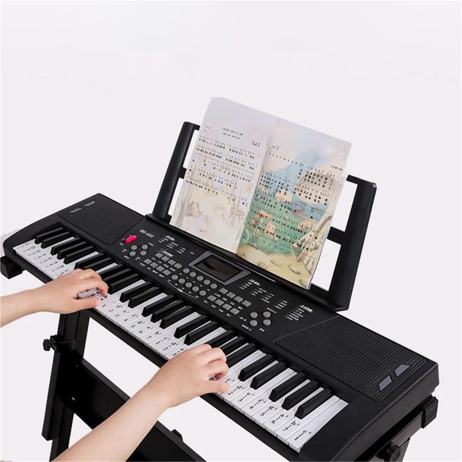 Organy Elektroniczne 61 Klawiszy Przenośny Wielofunkcyjny Instrument Klawiszowy Profesjonalny Syntezator(Type)