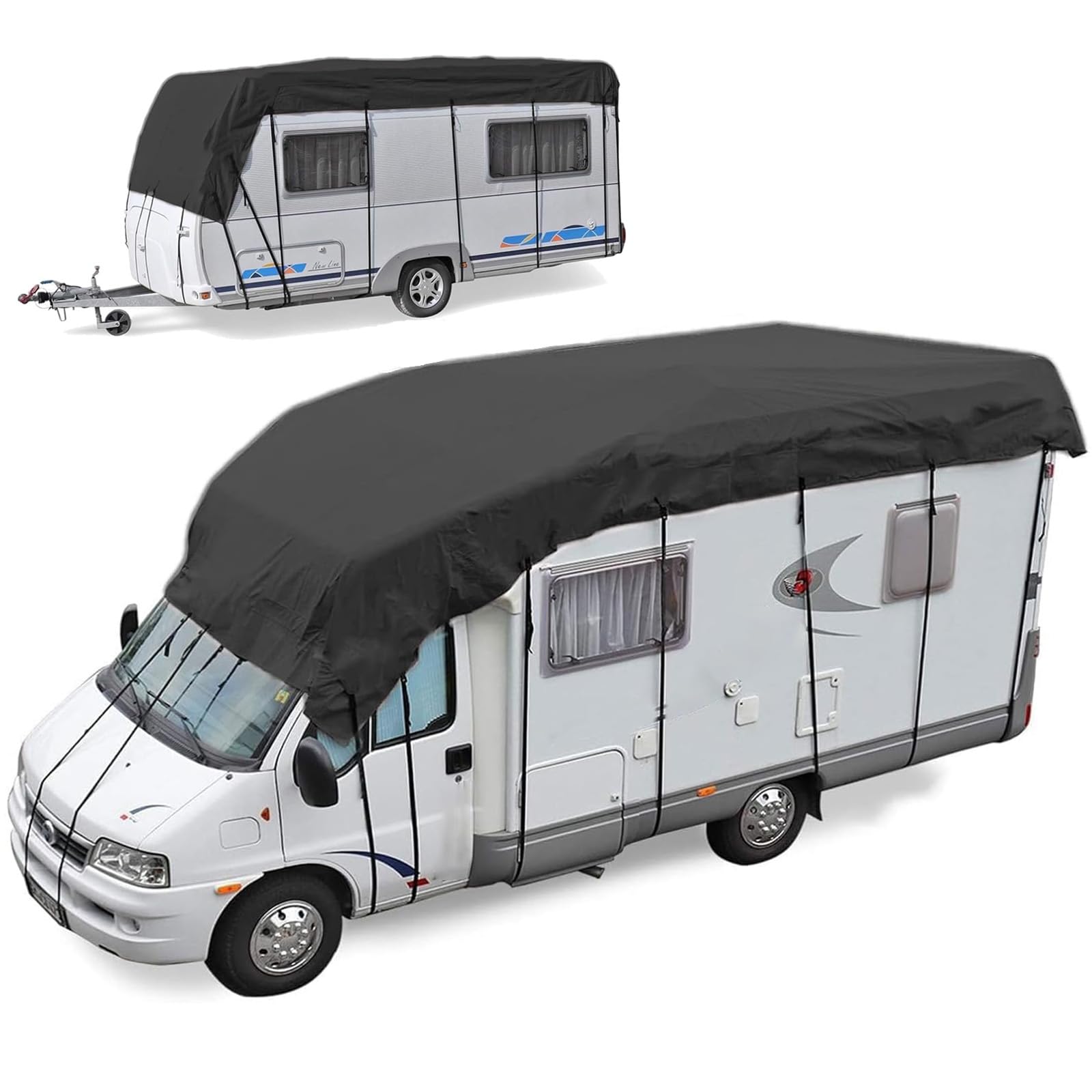 Copertura per tetto camper, impermeabile, resistente ai raggi UV, protezione invernale per rimorchi da viaggio e camper
