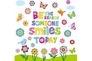 Inspiring Classroom Smiles: Be the Reason Someone Smiles Today Bulletin Board Set