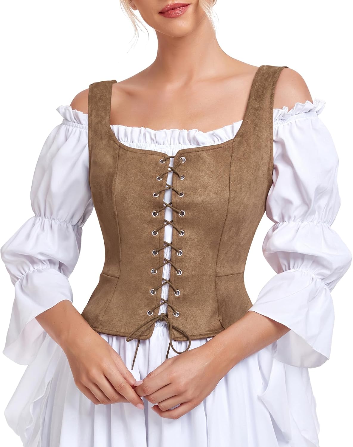 Century Star Corset Tops for Women Pirate Vest Renaissance Costume Medieval Viking Victorian Halloween Costumes Plus Size