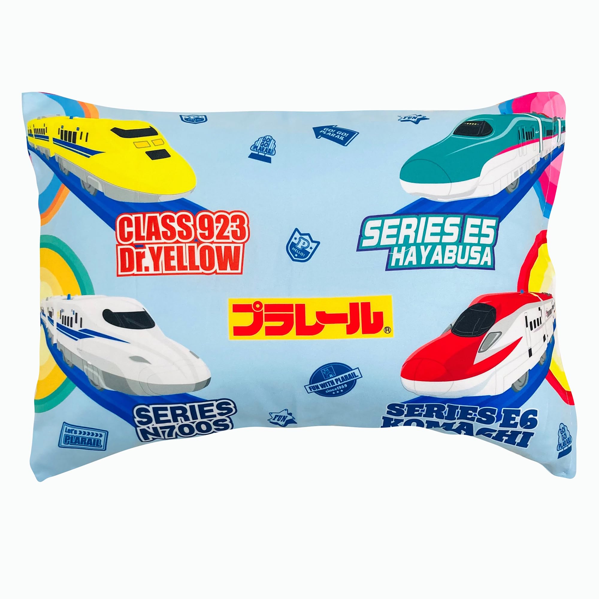 Amazon｜MORIPiLO プラレール 枕カバー (新幹線 柔らかピーチスキン