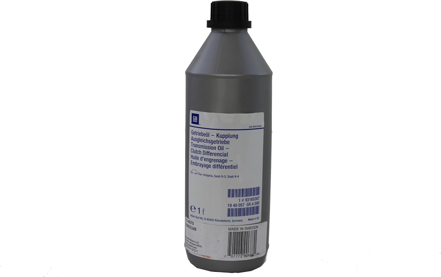 Genuine GM Accessories 88863349 LSC 301 Manual Transmission Fluid - 1 Liter